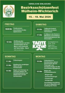 Bezirksschützenfest St. Sebastianus Mülheim-Wichterich