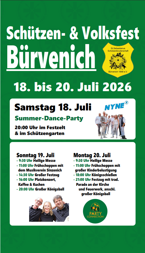 Schützenfest St. Sebastianus Bürvenich