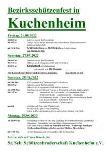 Schützenfest Sankt Sebastianus Kuchenheim @ Kuchenheim